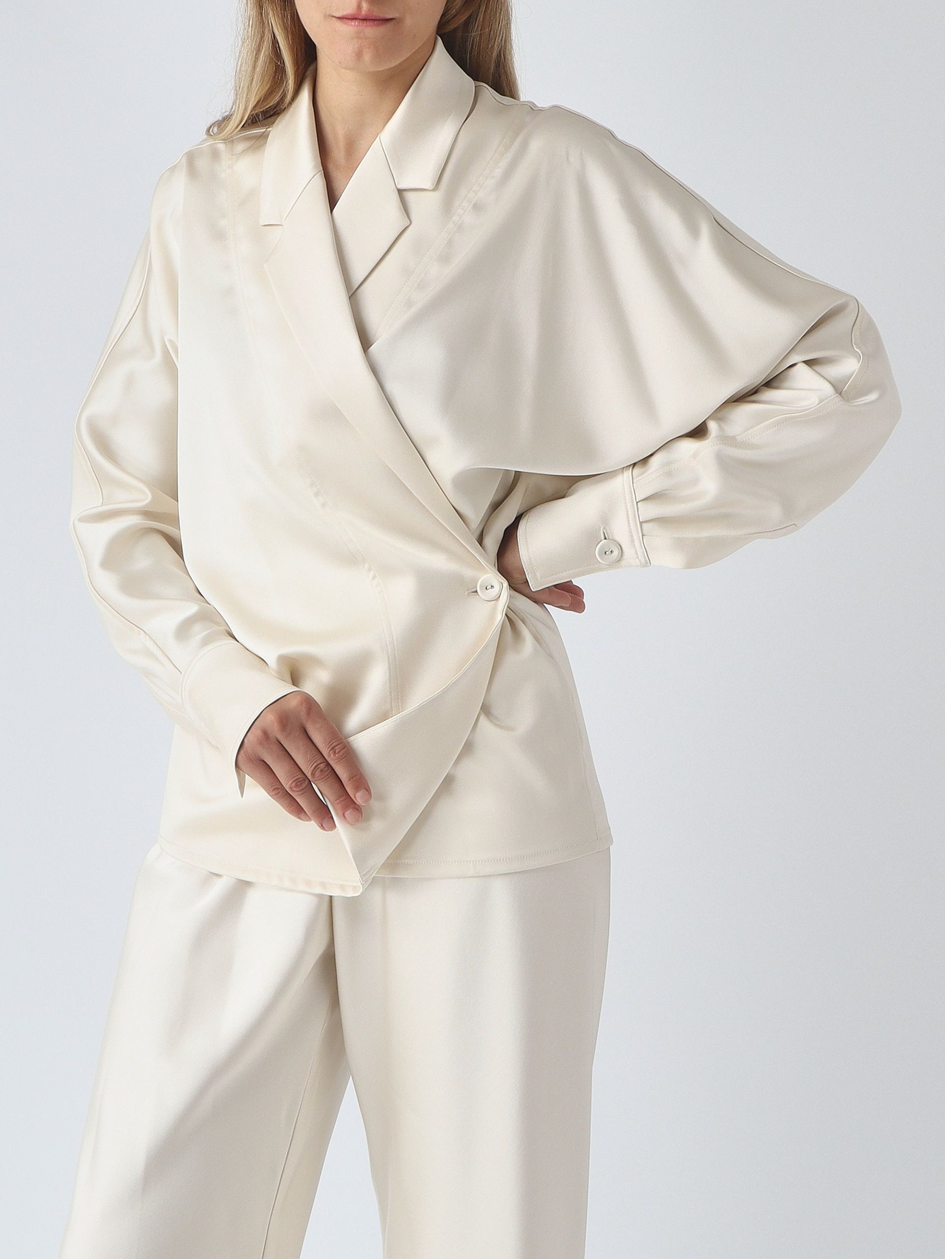 CAMICIA MAXI DONNA AVORIO MEI MEIJ 5